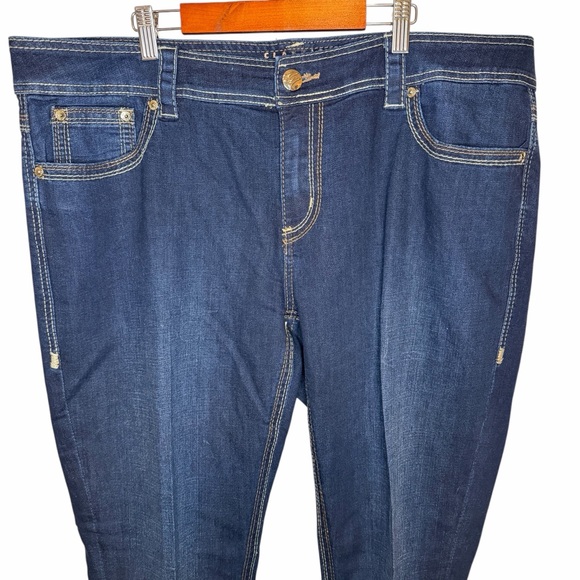 Seven 7 Classic Melissa McCarthy Dark Wash Bootcut Jeans - Size 20W - Picture 3 of 8